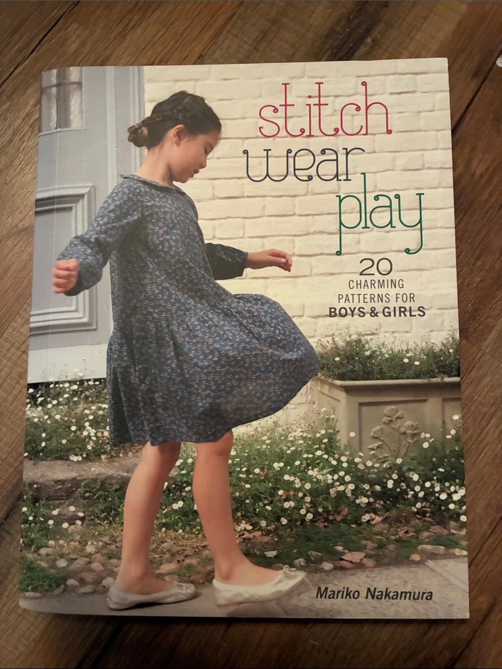 Stitch Wear Play Sewing Book — Blue Floral Dress Cover